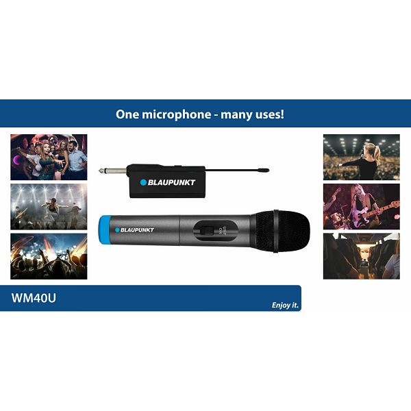 BLAUPUNKT BEŽIČNI MIKROFON UHF WIRELESS WM40U