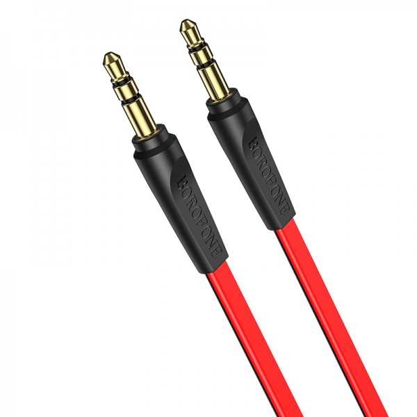 BOROFONE AUX kabel BL6 -3.5mm na 3.5mm 2m - CRVENI