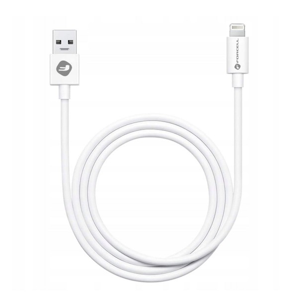 FORCELL kabel USB-A NA Lightning 8-pin 1A C316 BIJELI 1 metar