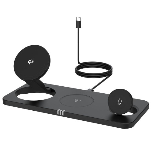 FORCELL F-ENERGY 3 U 1 MagNetix USB C Qi2 20.5W MagSafe KOMPATIBILNI BEŽIČNI PUNJAČ 0INT