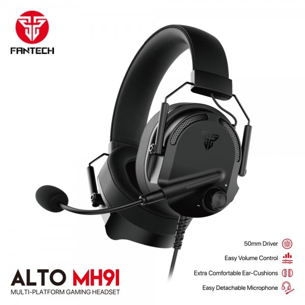 FANTECH SLUŠALICE ŽIČNE GAMING 3.5 mm + MIKROFON ALTO MH91