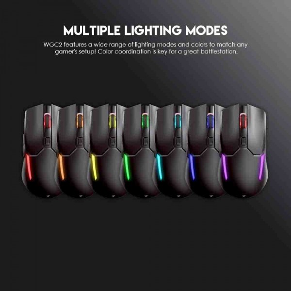 FANTECH MIŠ GAMING BEŽIČNI 2400 DPI VENOM II WGC2 VIBE CRNI