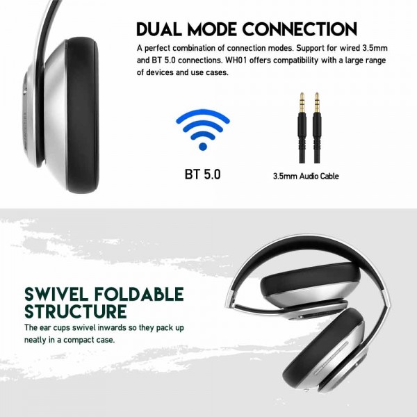 FANTECH BLUETOOTH STEREO SLUŠALICE BT5.0, 3,5mm+TIP C WH01 MINT EDITION ROZA MD-FANTECH-WH01-P Mobilab, servis i prodaja mobitela, tableta i računala