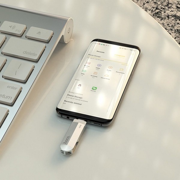 HOCO USB MEMORIJA Wide UD10 USB + Type C 128GB USB3.0 HOCO USB MEMORIJA Wide UD10 USB + Type C 128GB USB3.0 PT-HC-UD10-128 Mobilab, servis i prodaja mobitela, tableta i računala