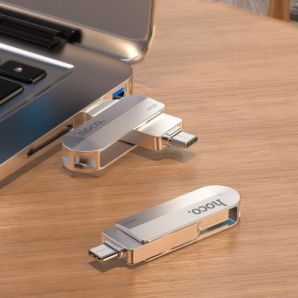 HOCO USB MEMORIJA Wide UD10 USB + Type C 128GB USB3.0 HOCO USB MEMORIJA Wide UD10 USB + Type C 128GB USB3.0 PT-HC-UD10-128 Mobilab, servis i prodaja mobitela, tableta i računala