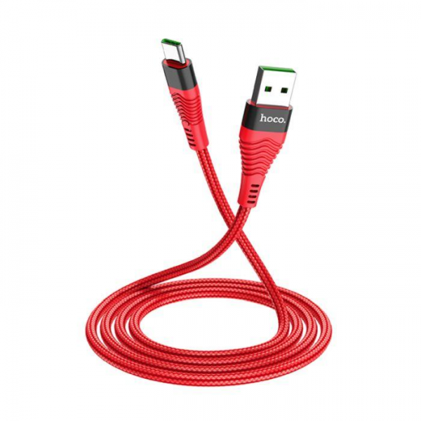 HOCO USB kabel - Flash U53 5A Type-C 1.2M - CRVENI