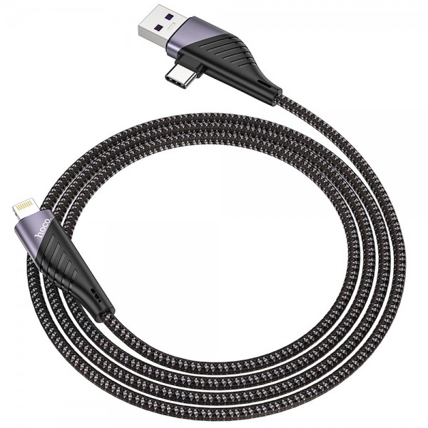 HOCO USB kabel - Type C na Iphone Lightning 8-pin PD20W 3A U95 1,2m - crni