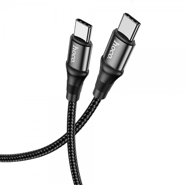 HOCO USB kabel - Type C - Type C Exquisito 20V/5A PD100W X50 2m - crni