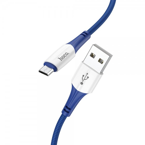 HOCO USB kabel - 2,4A X70 micro USB 1M - PLAVI