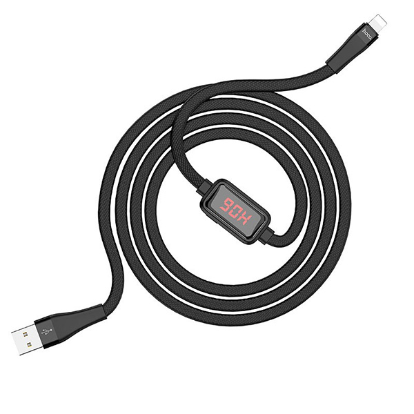 HOCO USB kabel - S4 Lightning usb kabel sa ekranom 1.2m HOCO-S4-LIGHTNING-1.2M Mobilab, servis i prodaja mobitela, tableta i računala
