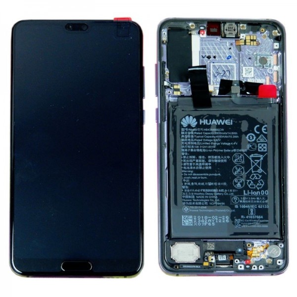 LCD Huawei P20 PRO + touch + okvir + baterija (Original) CRNI