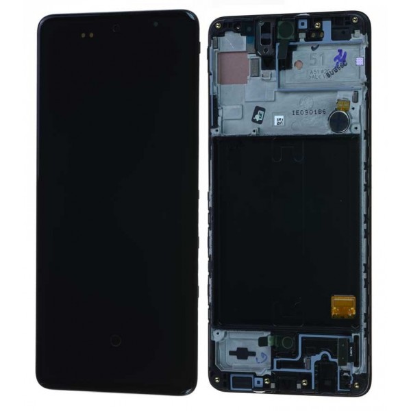 LCD Samsung A51,A515F + touch + okvir ORIGINAL EU 