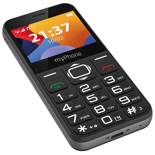 MY PHONE TELEFON HALO 3 CRNI MM-HALLO-3-BLACK Mobilab, servis i prodaja mobitela, tableta i računala