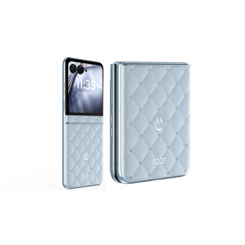 Motorola Razr 60 by swarovski - Ice melt + buds loop