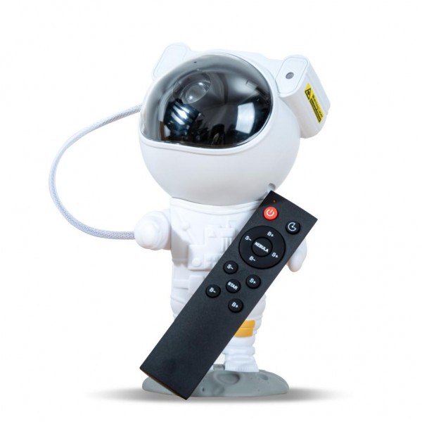 XO PROJEKTOR U OBLIKU ASTRONAUTA S ASTRO PROJEKCIJOM CF1 (Bijeli) PT-XO-CF1 Mobilab, servis i prodaja mobitela, tableta i računala