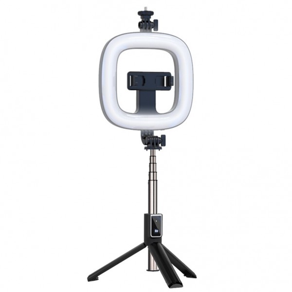 Selfie Držač za mobitel stativ + led lampa + daljinski upravljač - P40D-1