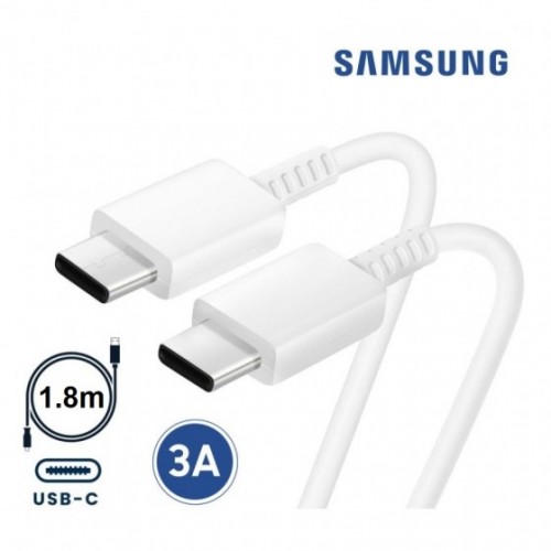 Original USB Data kabel Samsung USB Tip C na Tip C EP-DX310JWEGEU 3A 60W 1.8M (Bijeli) EU Blister