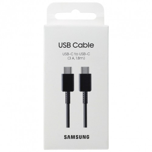 Original USB Data kabel Samsung USB Tip C na Tip C EP-DX310JBEGEU 3A 60W 1.8M (Crni) EU Blister